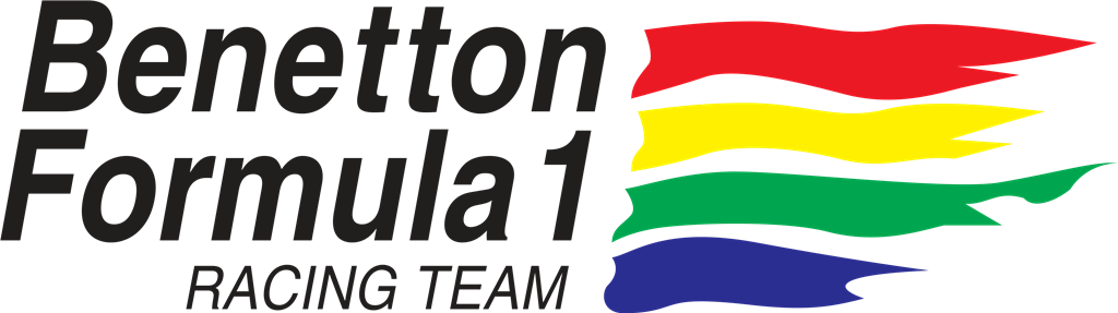Benetton Formula 1 logotype, transparent .png, medium, large