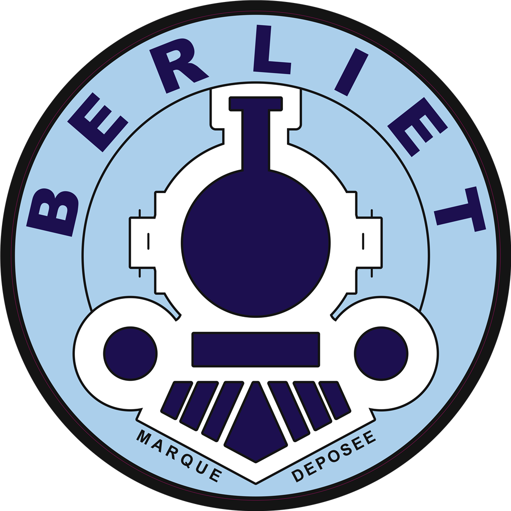 Berliet logotype, transparent .png, medium, large