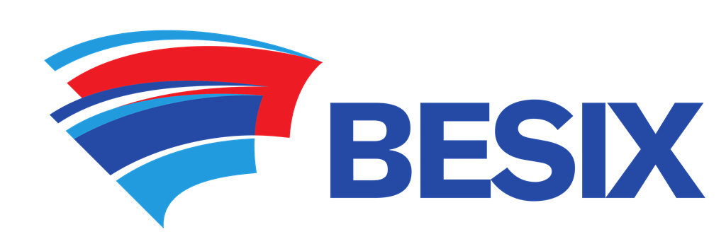 BESIX logotype, transparent .png, medium, large