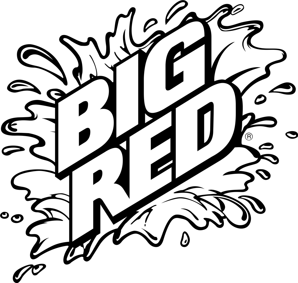 Big Red logotype, transparent .png, medium, large