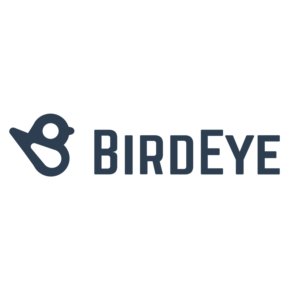 BirdEye logotype, transparent .png, medium, large