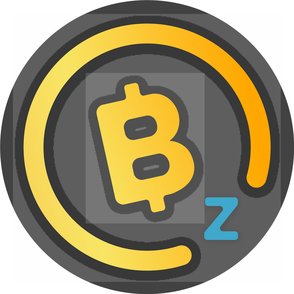 BitcoinZ logotype, transparent .png, medium, large