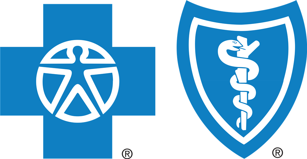 Blue Cross Blue Shield logotype, transparent .png, medium, large