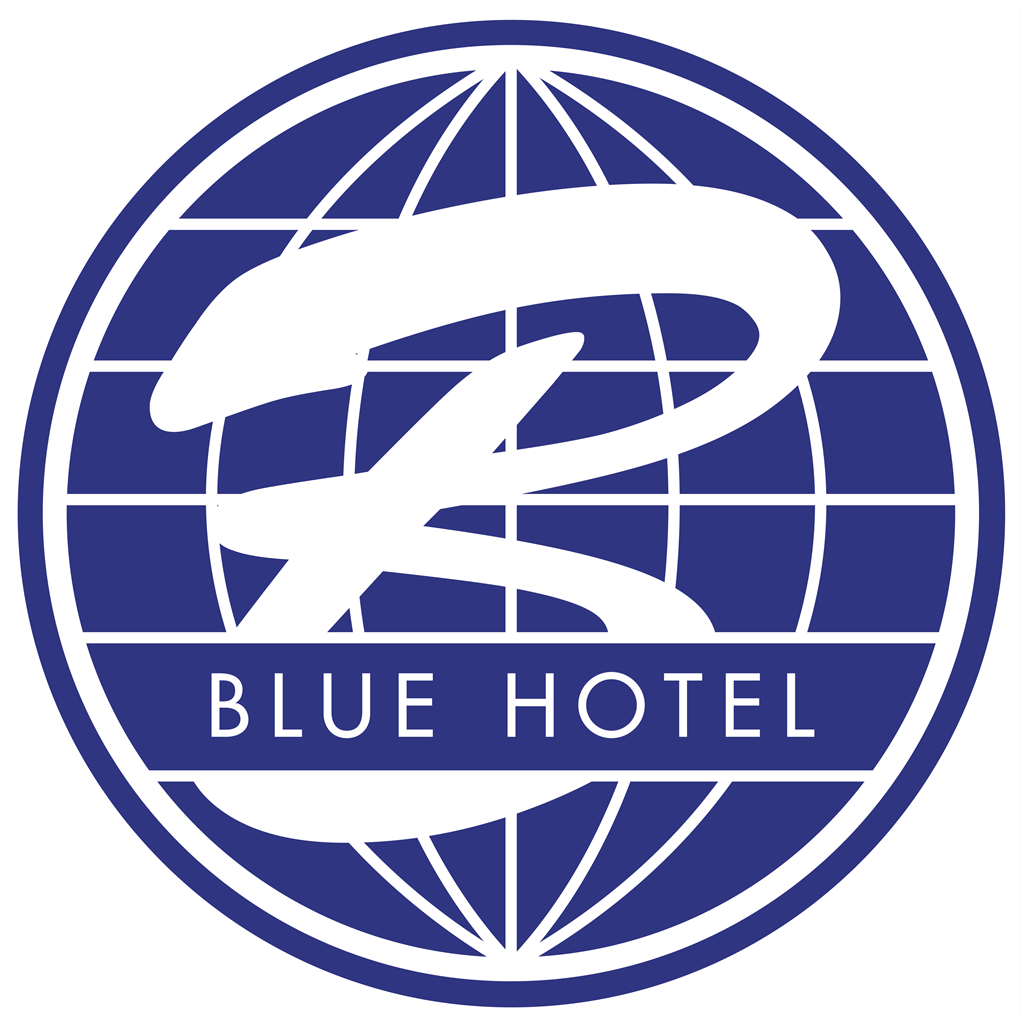 Blue Hotel logotype, transparent .png, medium, large