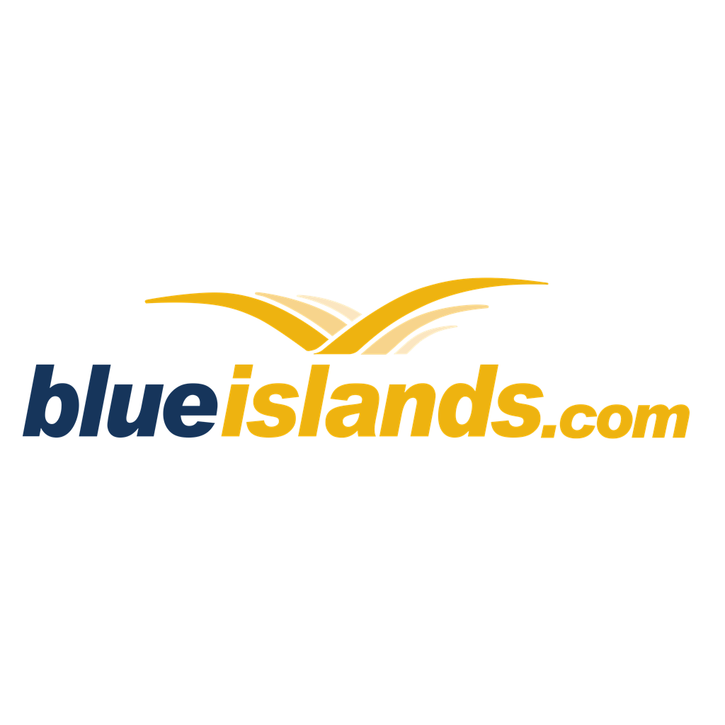 Blue Islands logotype, transparent .png, medium, large