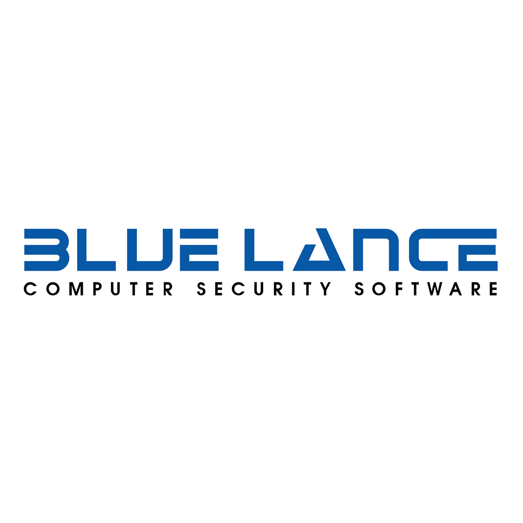 Blue Lance logotype, transparent .png, medium, large