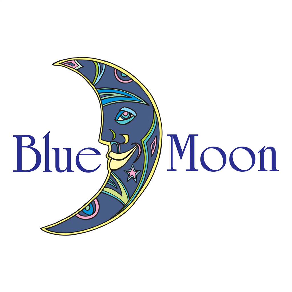 Blue Moon logotype, transparent .png, medium, large