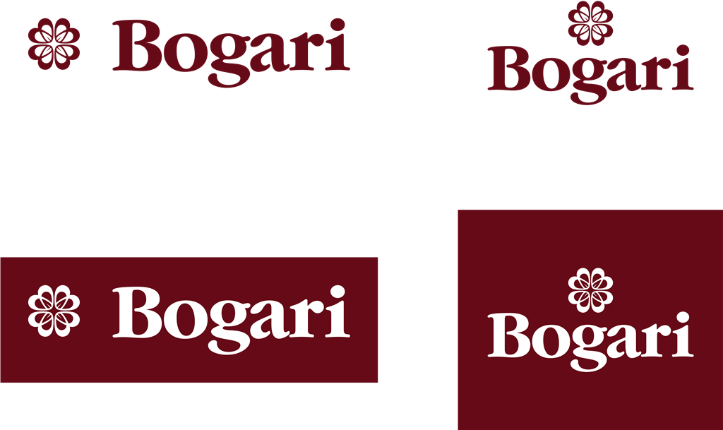 Bogari Hotel logotype, transparent .png, medium, large