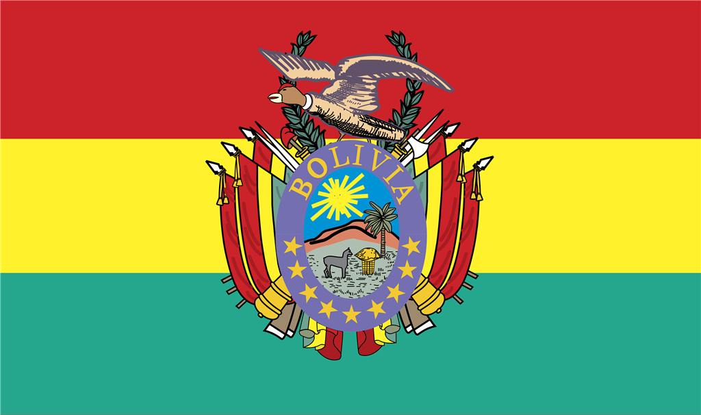 Bolivia logotype, transparent .png, medium, large