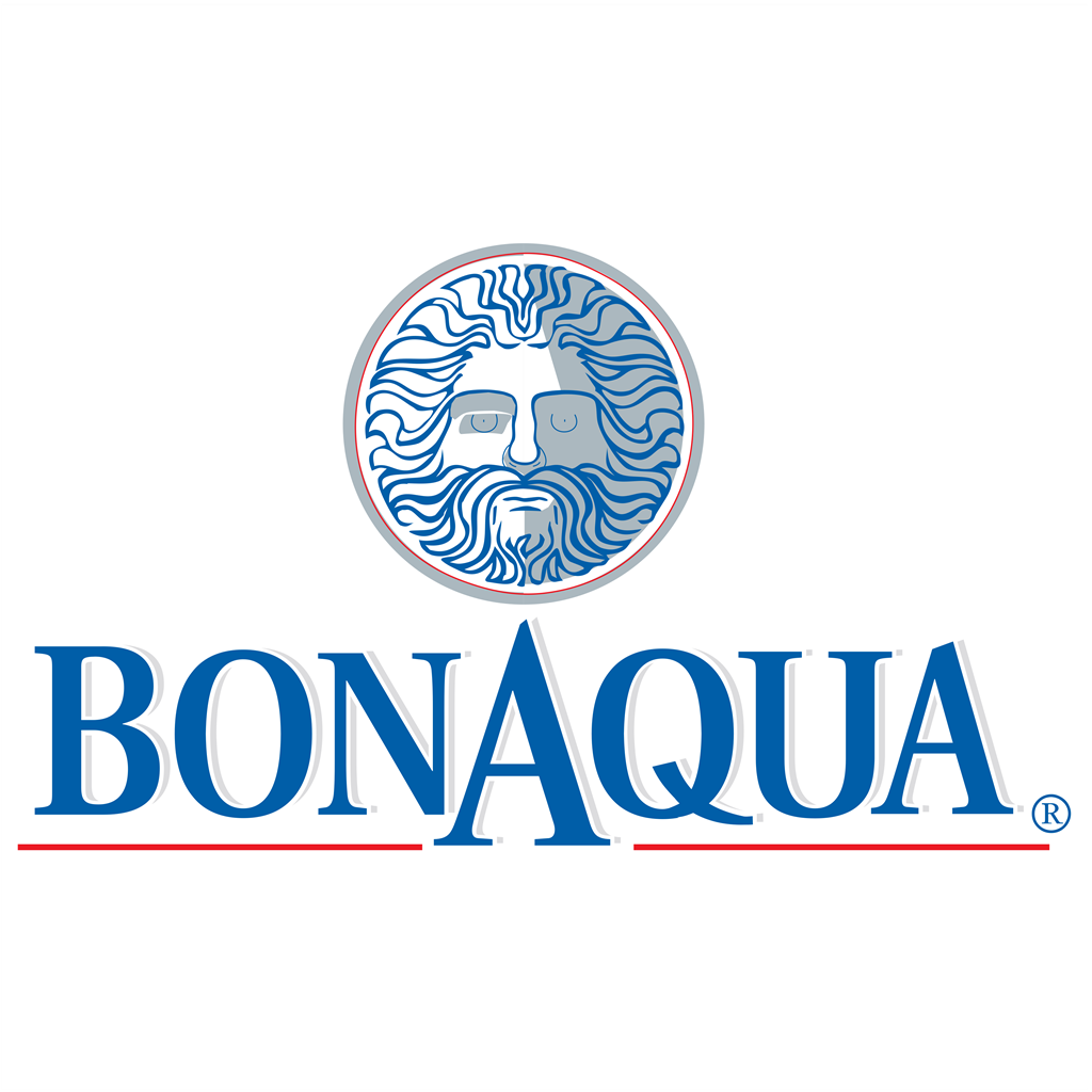 BonAqua logotype, transparent .png, medium, large