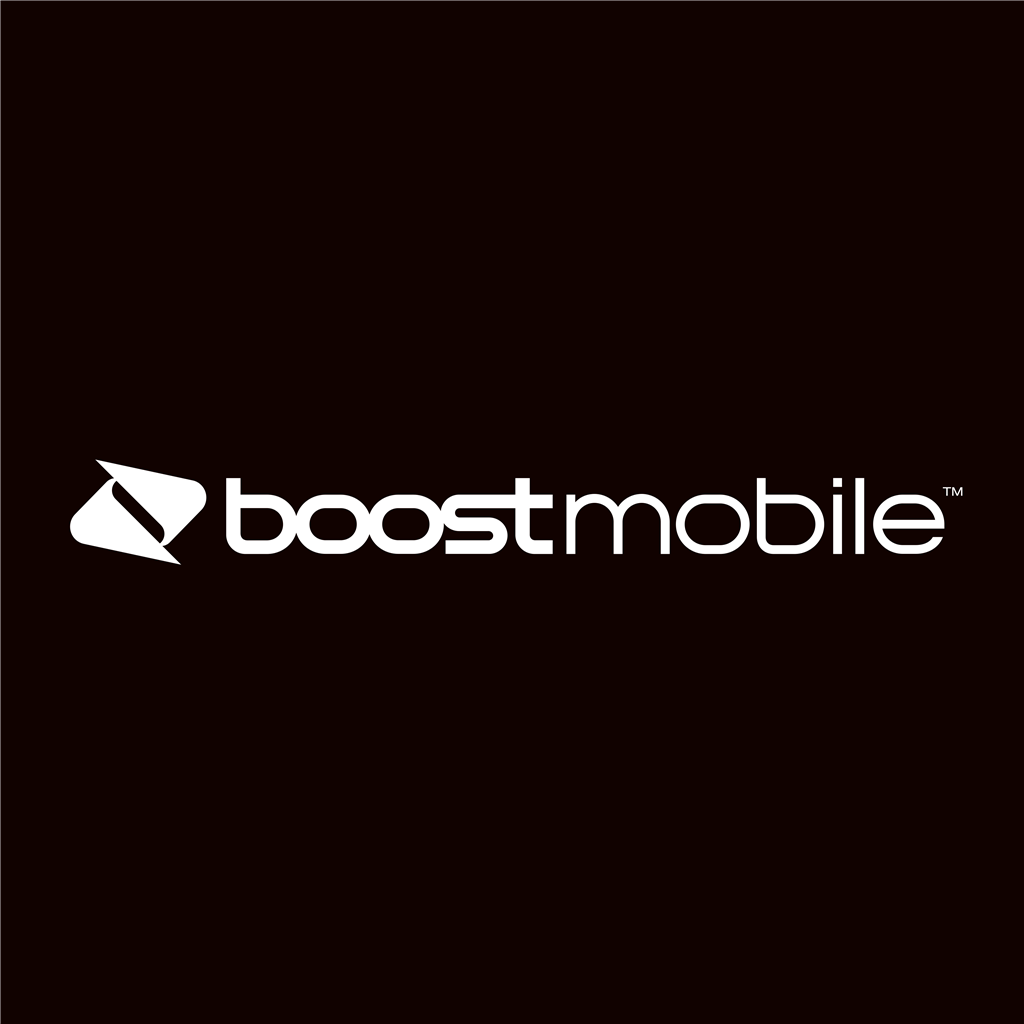 Boost Mobile logotype, transparent .png, medium, large