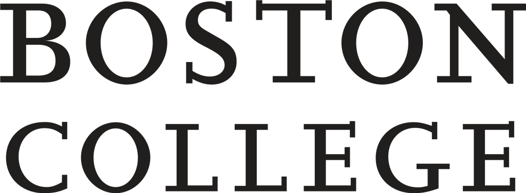 Boston College logotype, transparent .png, medium, large