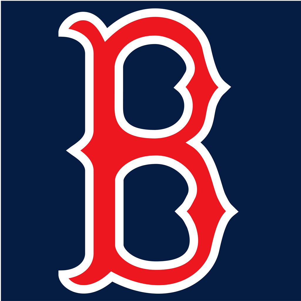 Boston Red Sox logotype, transparent .png, medium, large