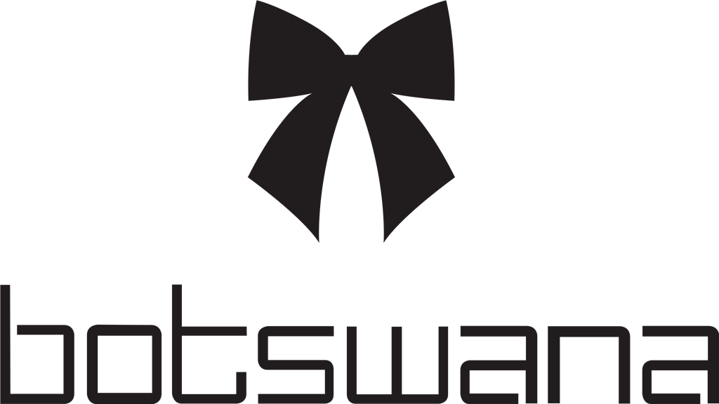 Botswana logotype, transparent .png, medium, large