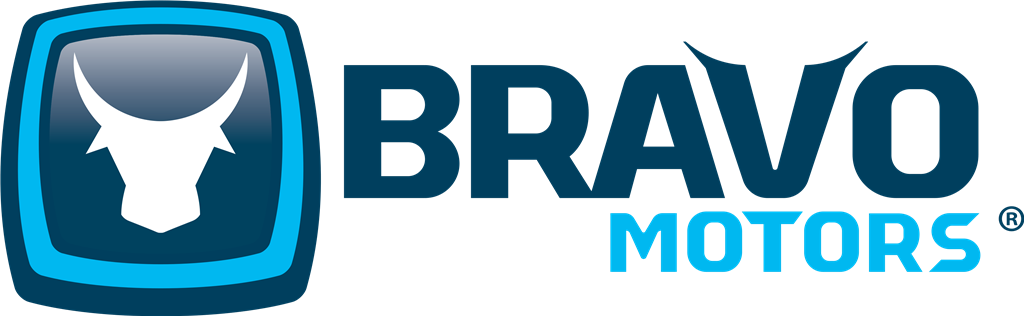 Bravo Motors logotype, transparent .png, medium, large