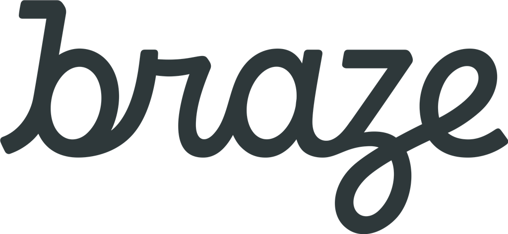 Braze logotype, transparent .png, medium, large