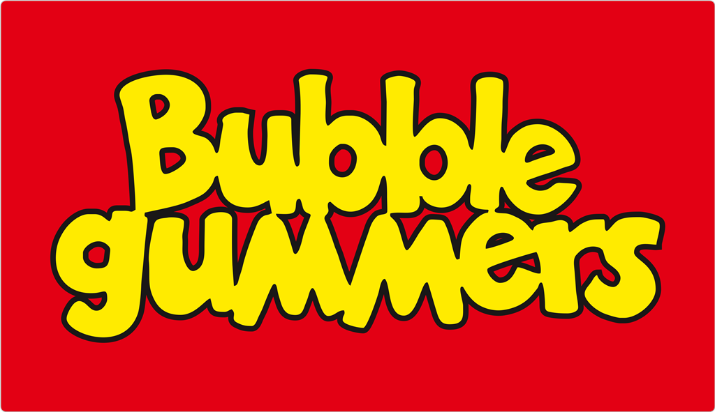 Bubble Gummers logotype, transparent .png, medium, large