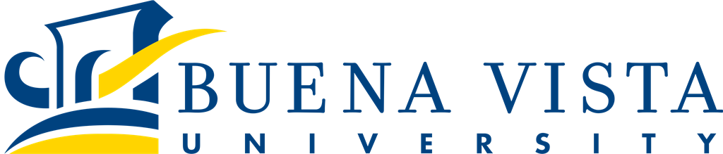Buena Vista University logotype, transparent .png, medium, large