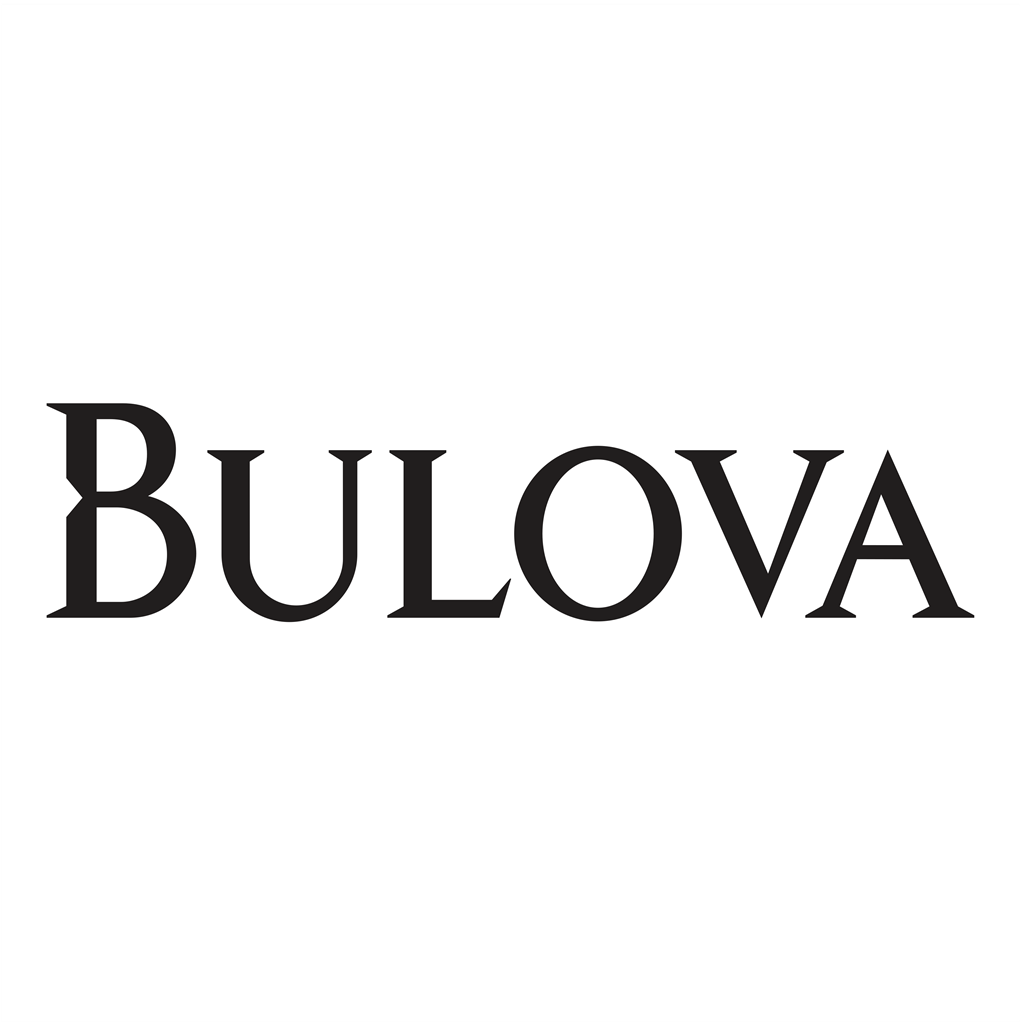 Bulova logotype, transparent .png, medium, large