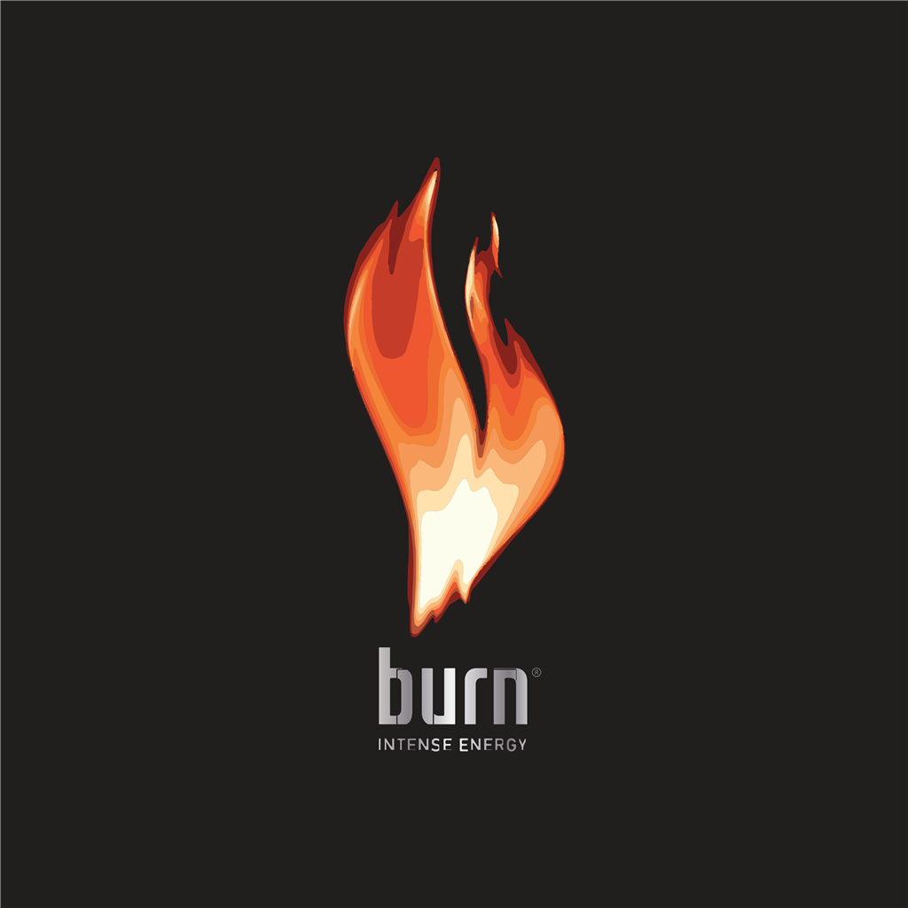 Burn logotype, transparent .png, medium, large