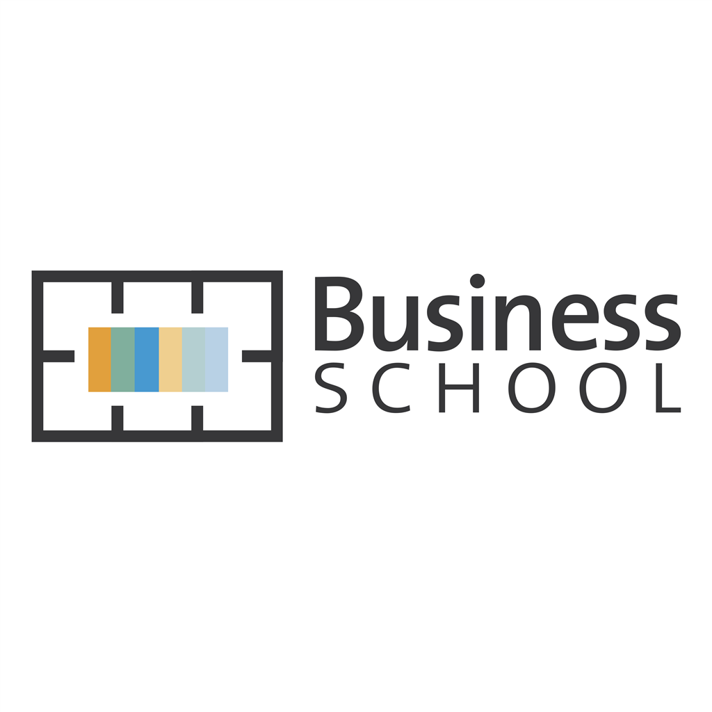 Business School logotype, transparent .png, medium, large