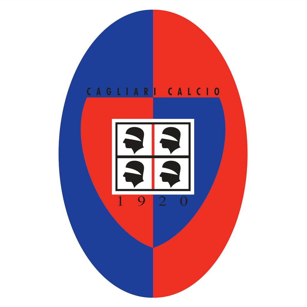 Cagliari Calcio logotype, transparent .png, medium, large