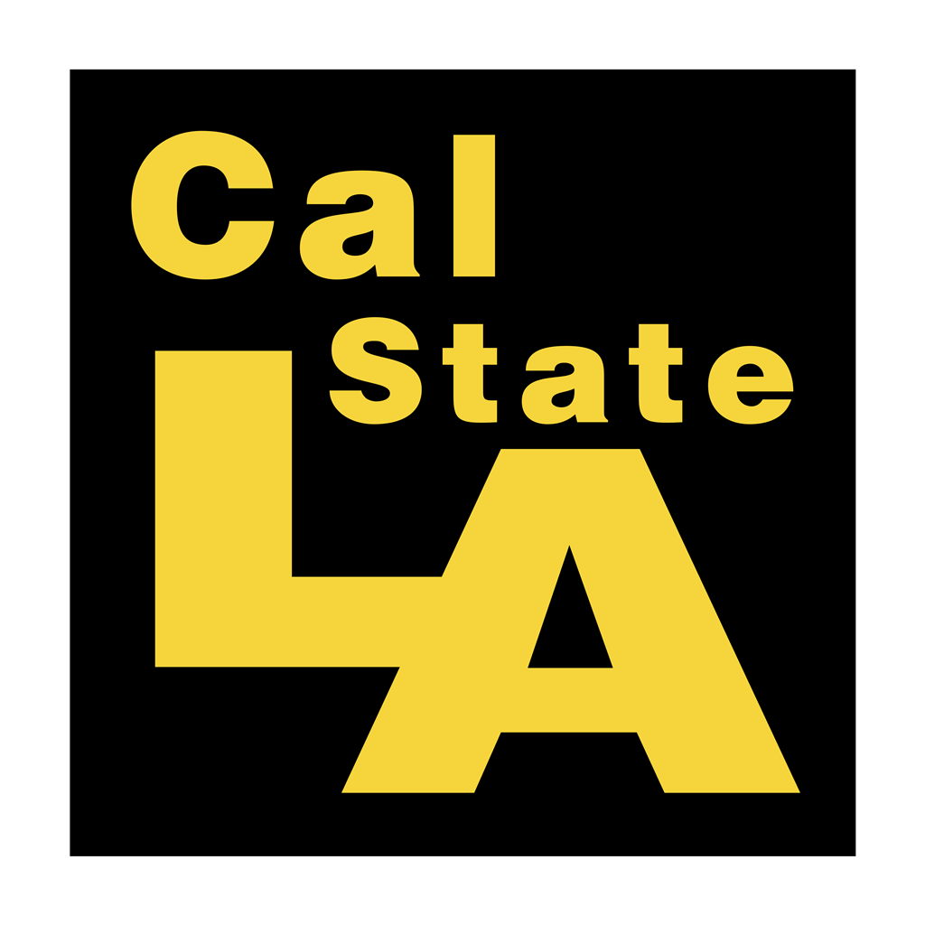 Cal State La logotype, transparent .png, medium, large