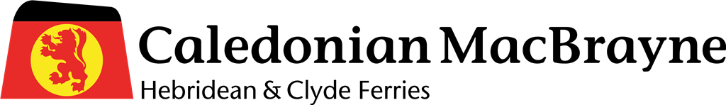 Caledonian MacBrayne logotype, transparent .png, medium, large