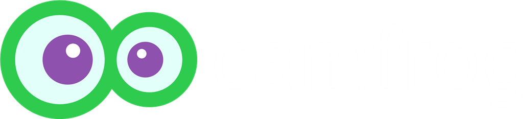 Camfrog logotype, transparent .png, medium, large