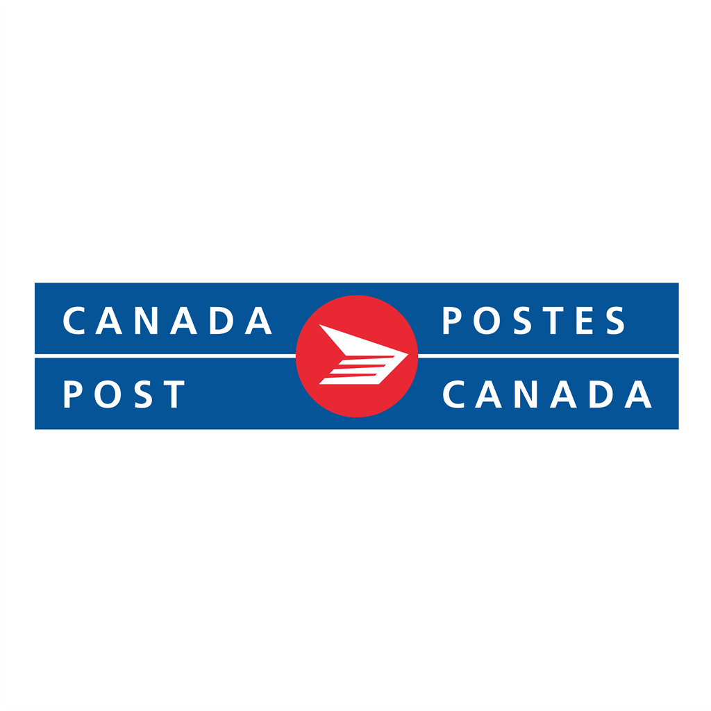 Canada Post logotype, transparent .png, medium, large