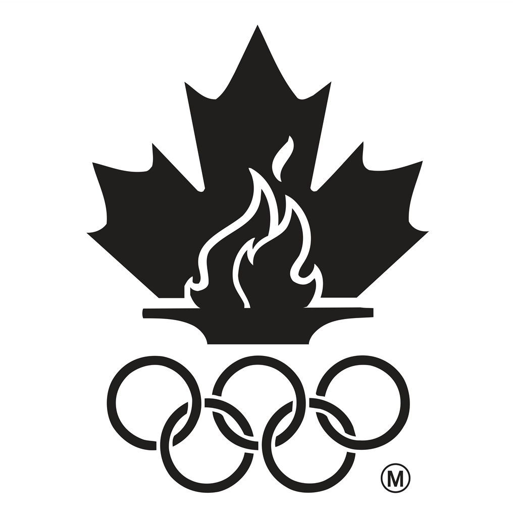 Canadian Olympic Team logotype, transparent .png, medium, large