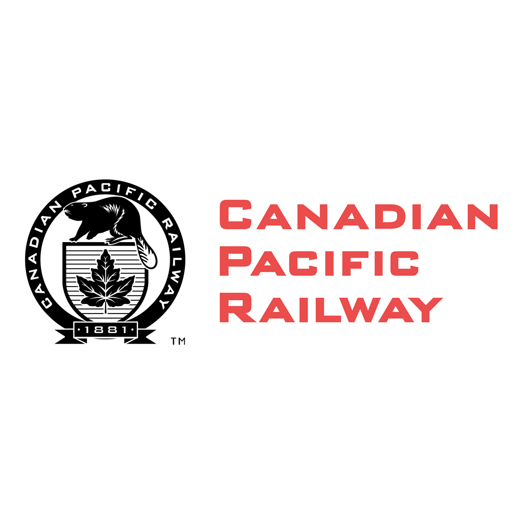 Canadian Pacific Railway logotype, transparent .png, medium, large
