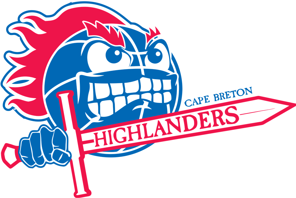 Cape Breton Highlanders logotype, transparent .png, medium, large