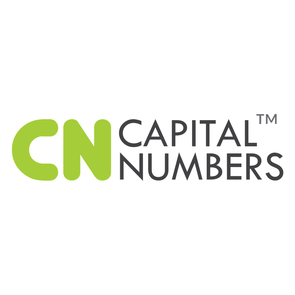 Capital Numbers logotype, transparent .png, medium, large