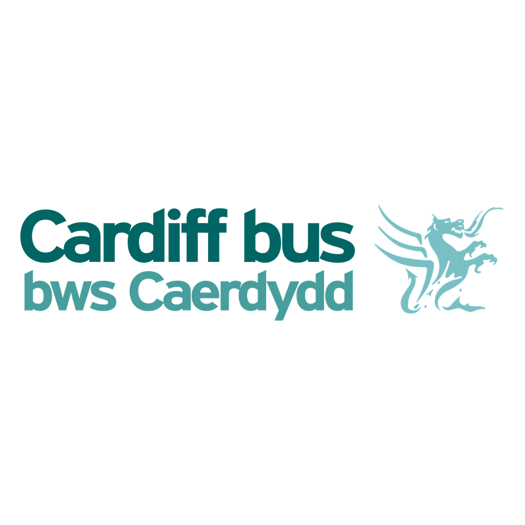 Cardiff Bus logotype, transparent .png, medium, large