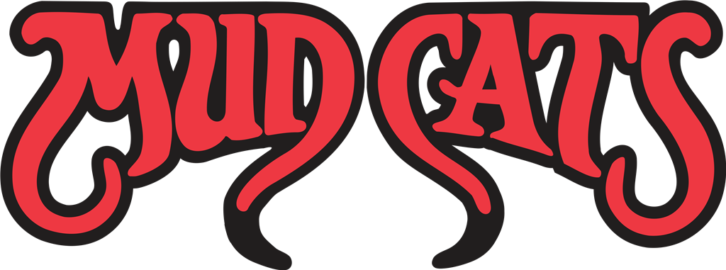 Carolina Mudcats logotype, transparent .png, medium, large
