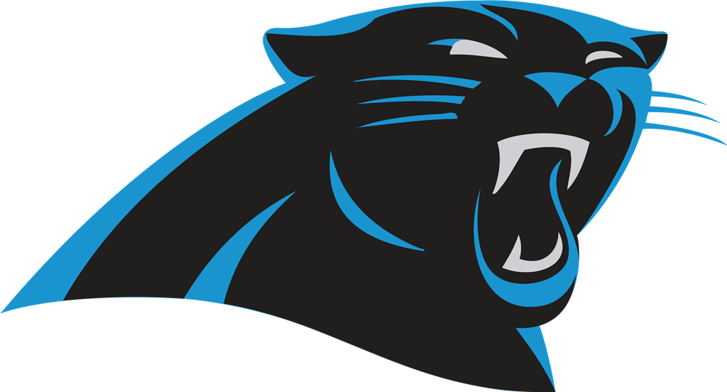 Carolina Panthers logotype, transparent .png, medium, large