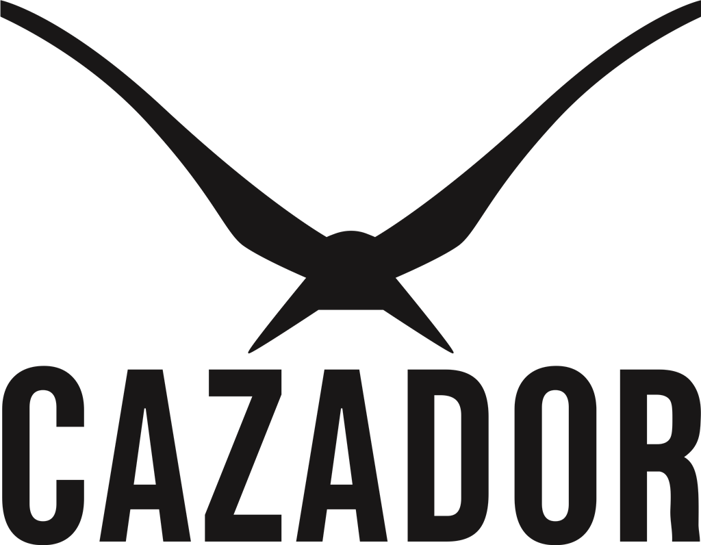 Cazador logotype, transparent .png, medium, large