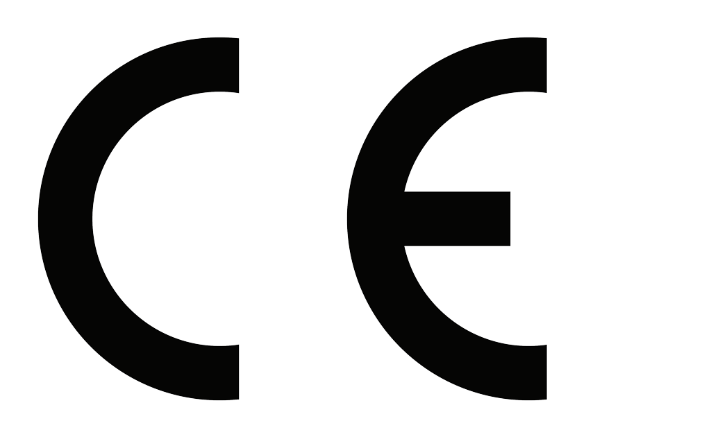 CE marking logotype, transparent .png, medium, large