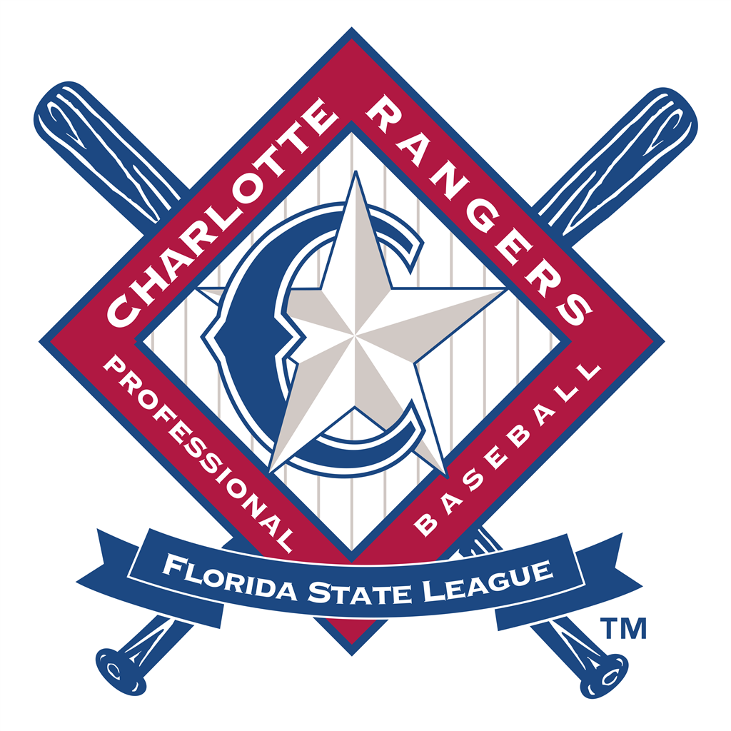 Charlotte Rangers logotype, transparent .png, medium, large