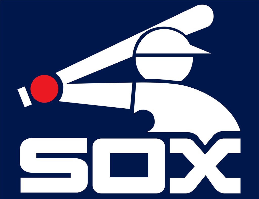 Chicago White Sox logotype, transparent .png, medium, large
