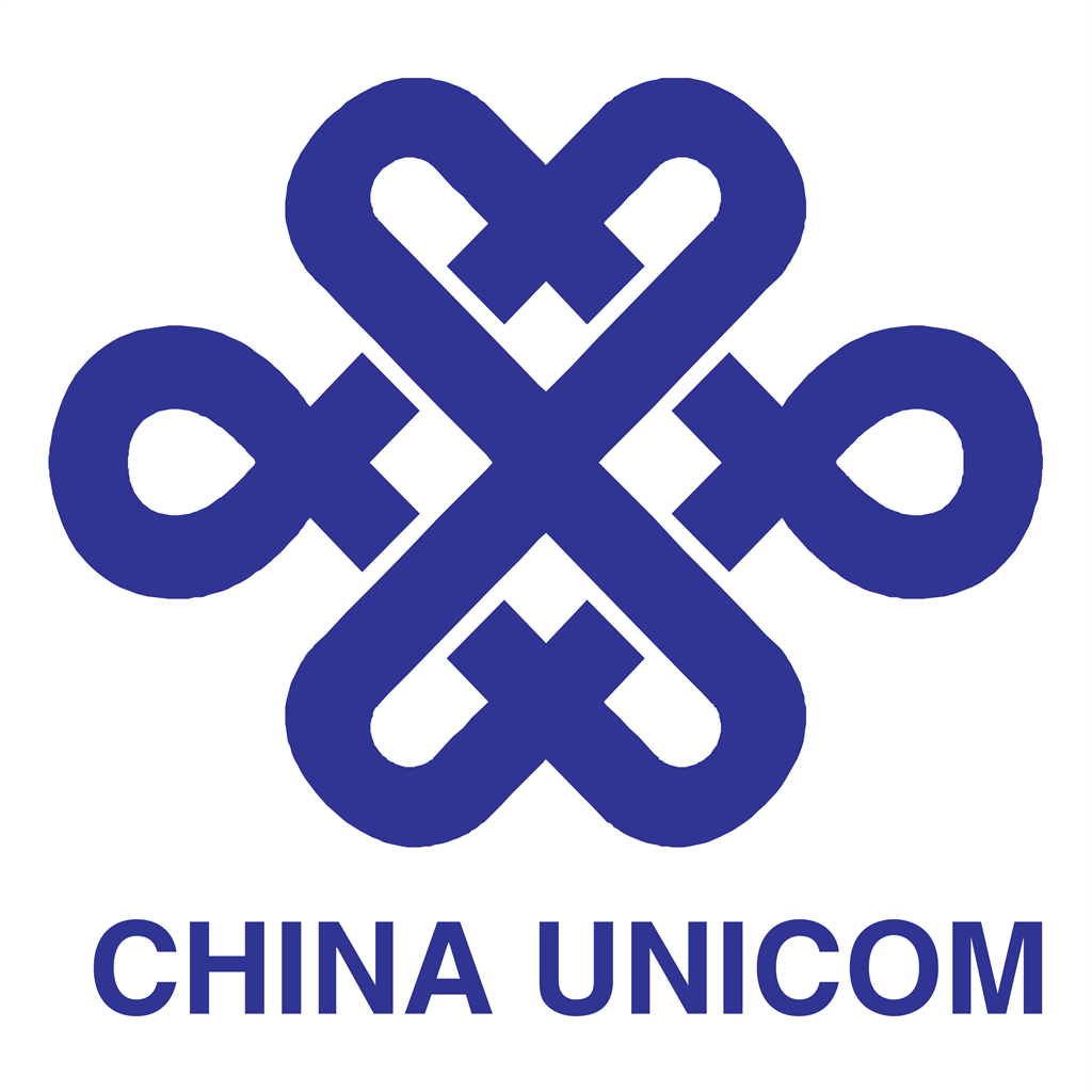 China Unicom logotype, transparent .png, medium, large
