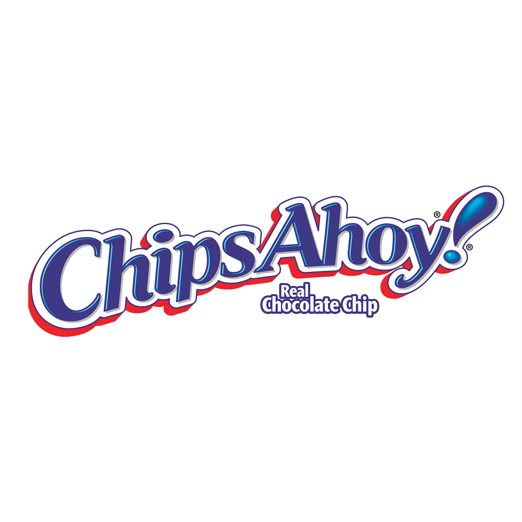 Chips Ahoy logotype, transparent .png, medium, large