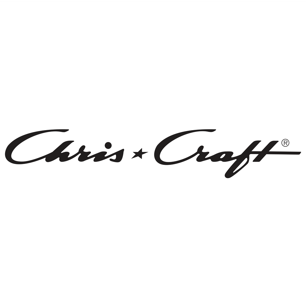 Chris Craft logotype, transparent .png, medium, large