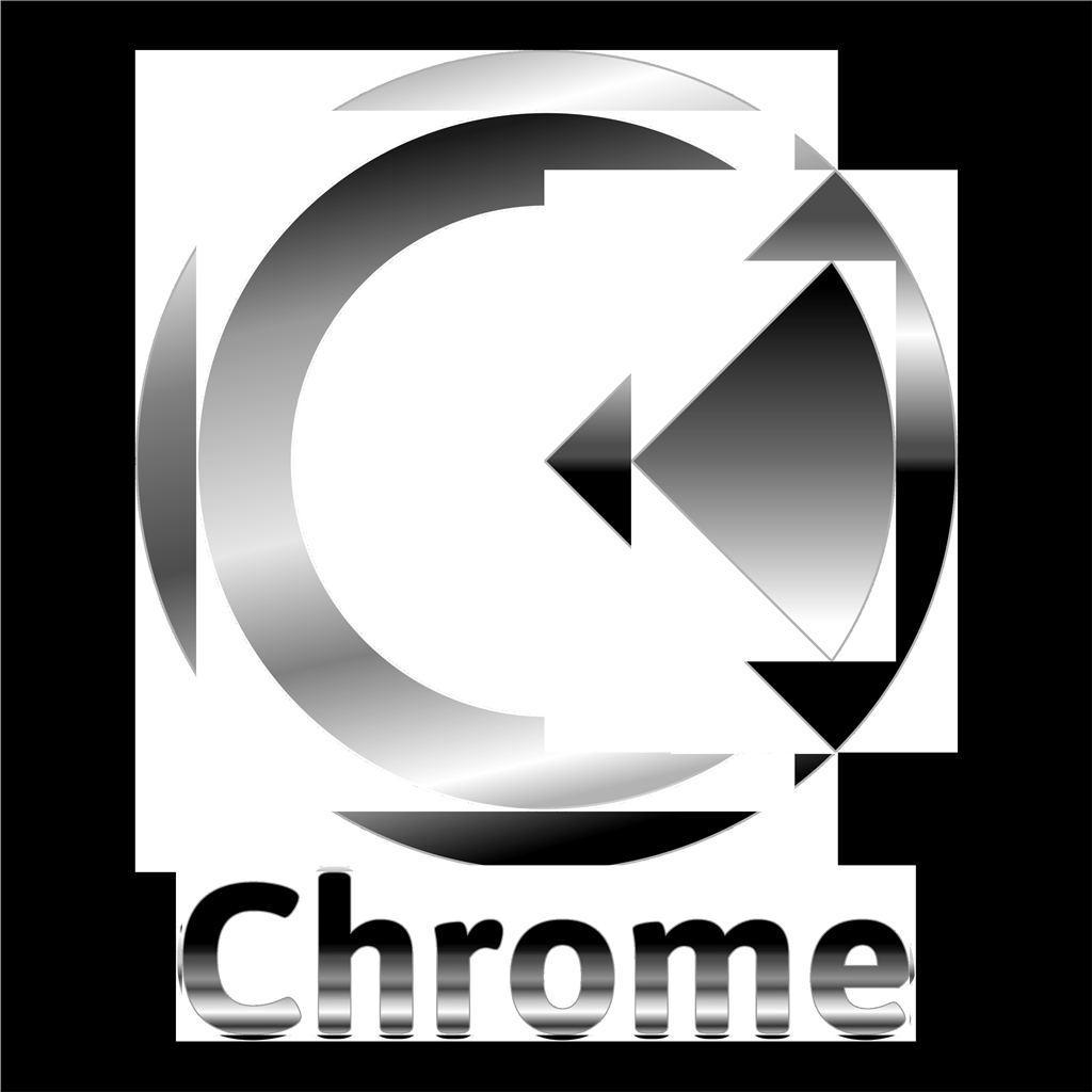 Chrome logotype, transparent .png, medium, large