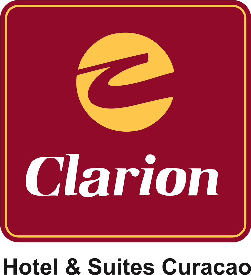 Clarion Hotel & Suites Curacao logotype, transparent .png, medium, large