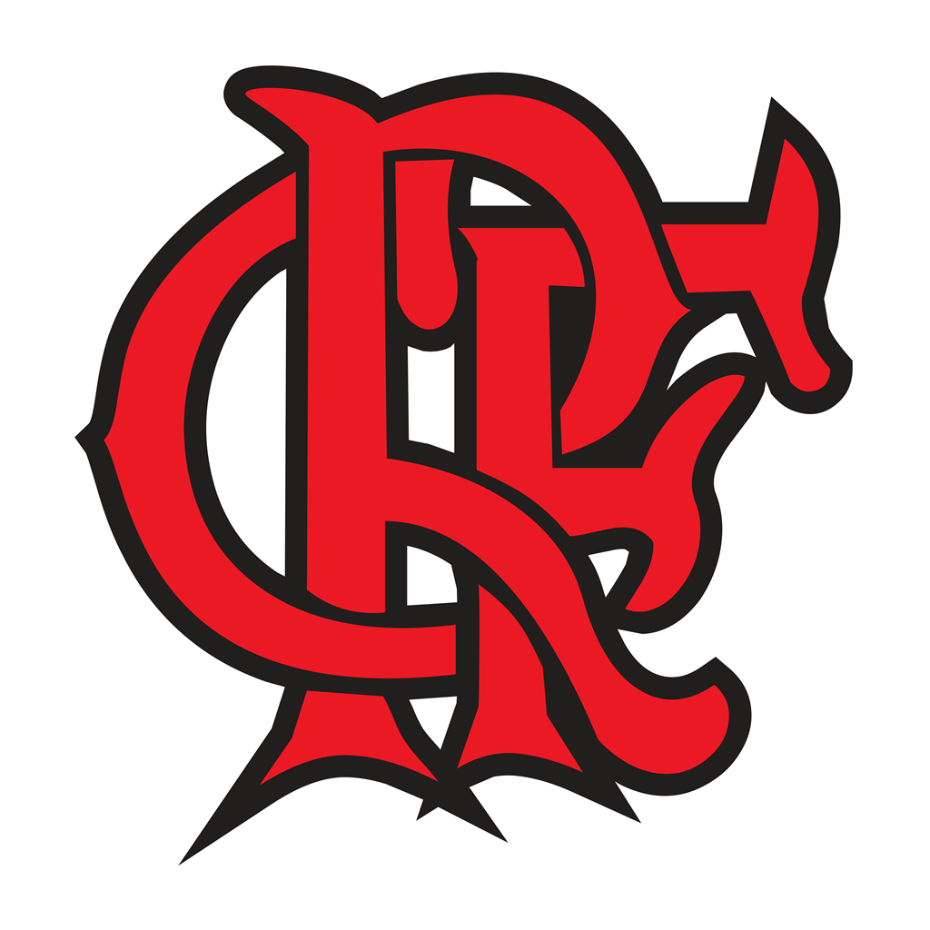 Clube Regatas Flamengo logotype, transparent .png, medium, large