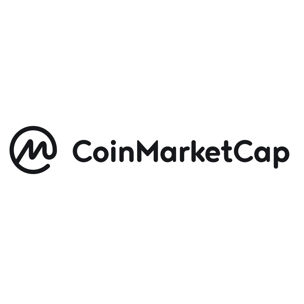 CoinMarketCap logotype, transparent .png, medium, large