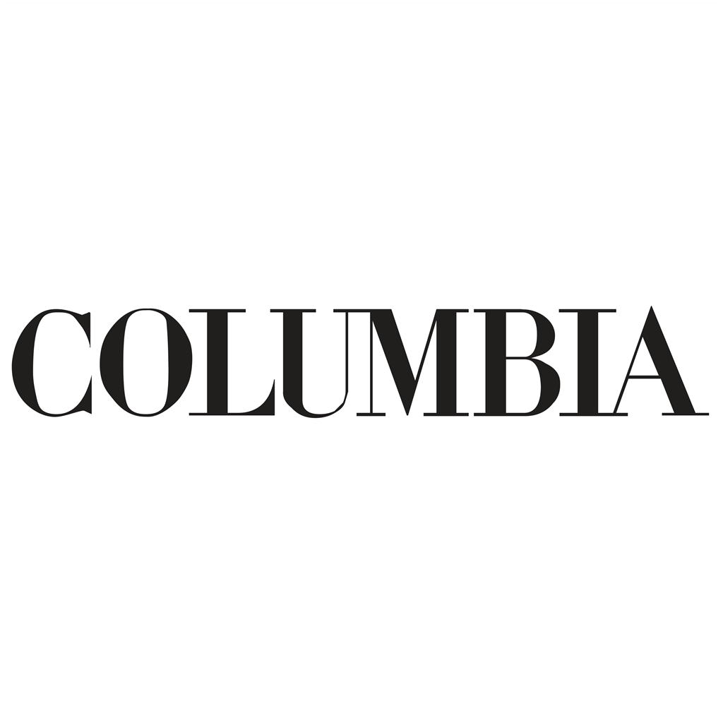 Columbia logotype, transparent .png, medium, large