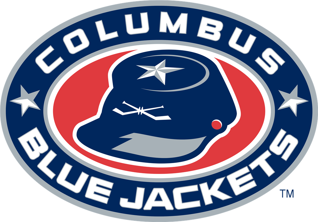 Columbus Blue Jackets logotype, transparent .png, medium, large